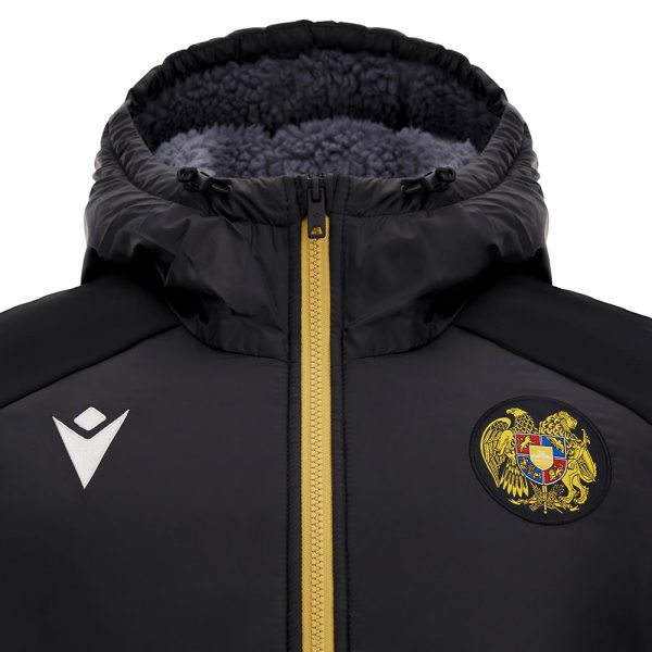 Bomber jacket with detachable sleeves - Image 3