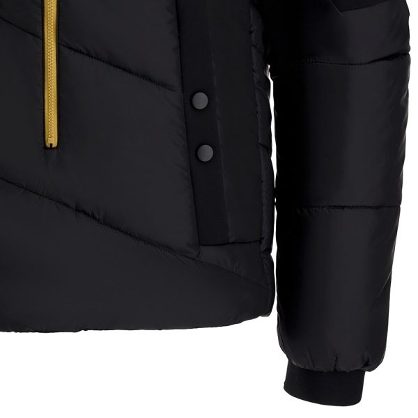 Bomber jacket with detachable sleeves - Image 5